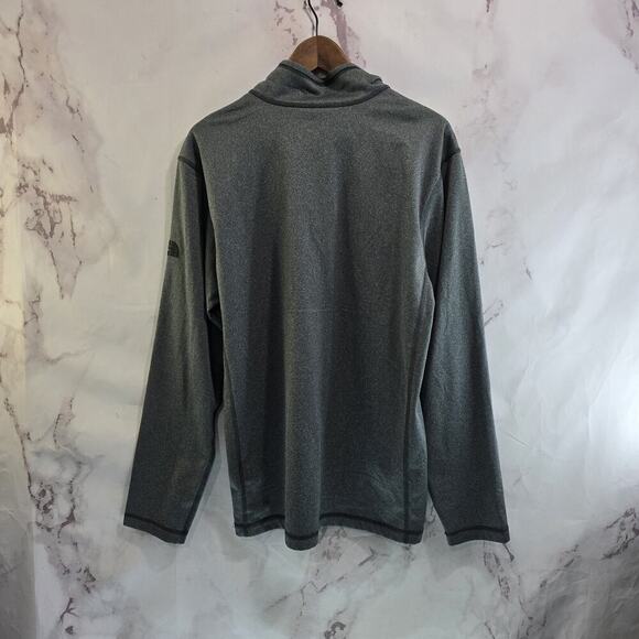 The North Face Pullover Mens Large Gray Quarter Zip Cooper Lighting Employee - Picture 5 of 12